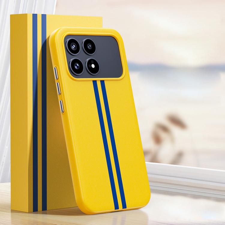 For Redmi K90 / Poco F8 Pro 5G Boundless Rock Sand Starting Line Series Contrast Color Magnetic Phone Case
