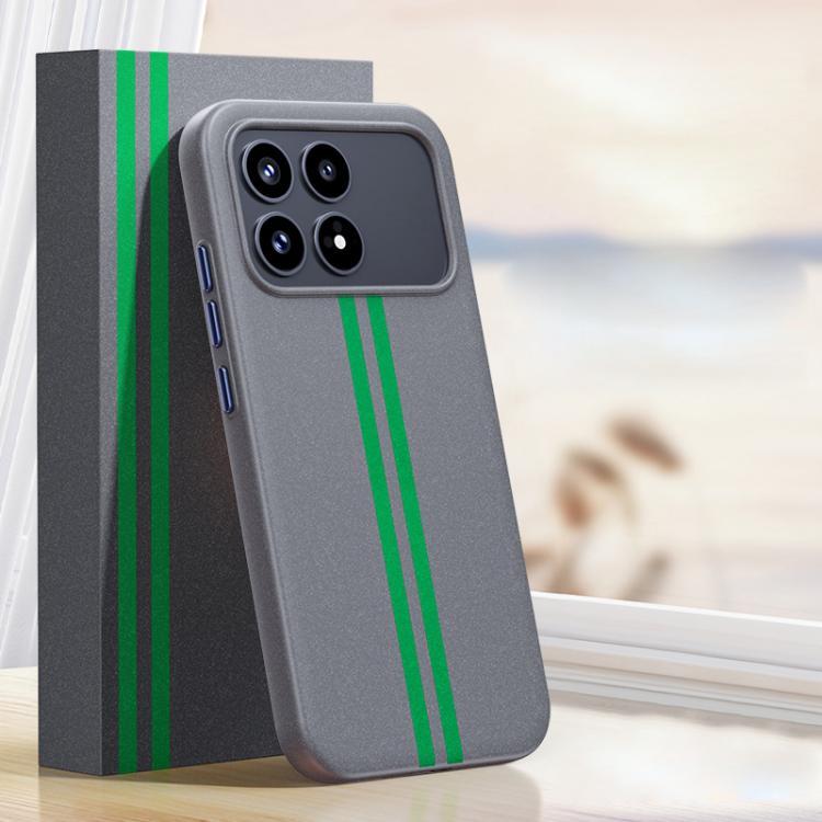 For Redmi K90 / Poco F8 Pro 5G Boundless Rock Sand Starting Line Series Contrast Color Magnetic Phone Case
