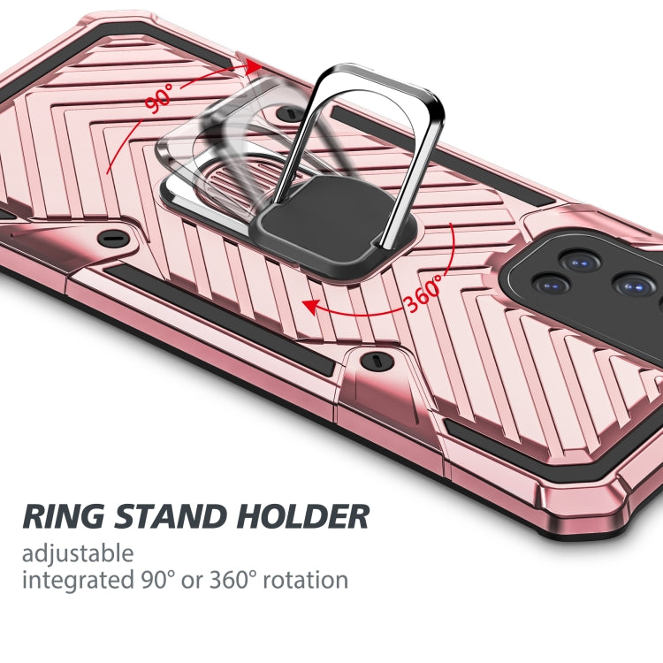 For Vivo V19 Cool Armor PC + TPU Shockproof Case with 360 Degree Rotation Ring Holder