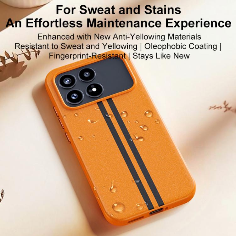 For Redmi K90 / Poco F8 Pro 5G Boundless Rock Sand Starting Line Series Contrast Color Magnetic Phone Case
