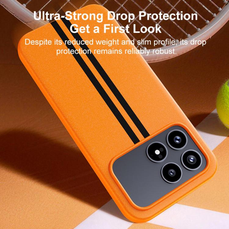 For Redmi K90 / Poco F8 Pro 5G Boundless Rock Sand Starting Line Series Contrast Color Magnetic Phone Case
