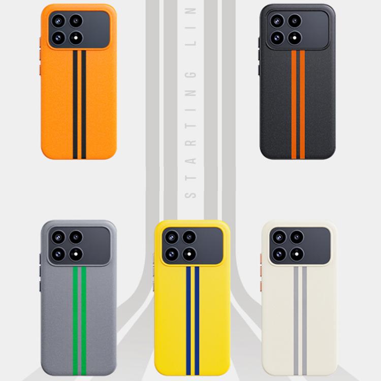 For Redmi K90 Pro Max / Poco F8 Ultra 5G Boundless Rock Sand Starting Line Series Contrast Color Magnetic Phone Case