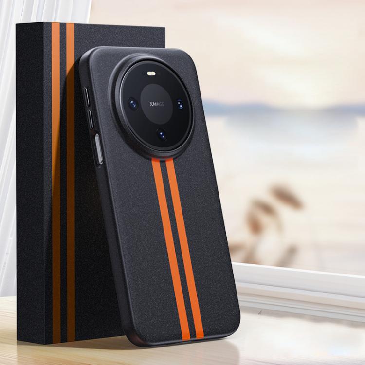 For Huawei Mate 80 / Mate 80 Pro Boundless Rock Sand Starting Line Series Contrast Color Magnetic Phone Case