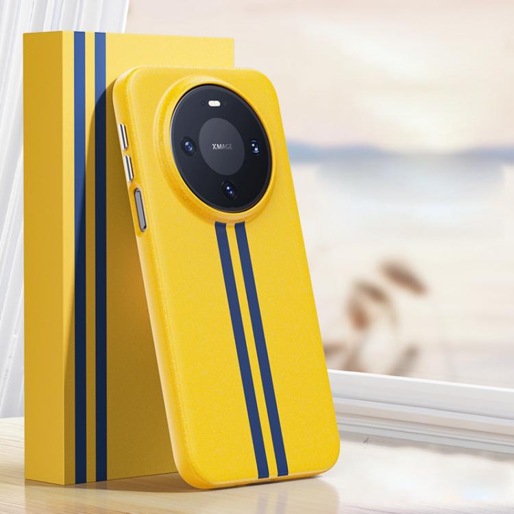 For Huawei Mate 80 / Mate 80 Pro Boundless Rock Sand Starting Line Series Contrast Color Magnetic Phone Case