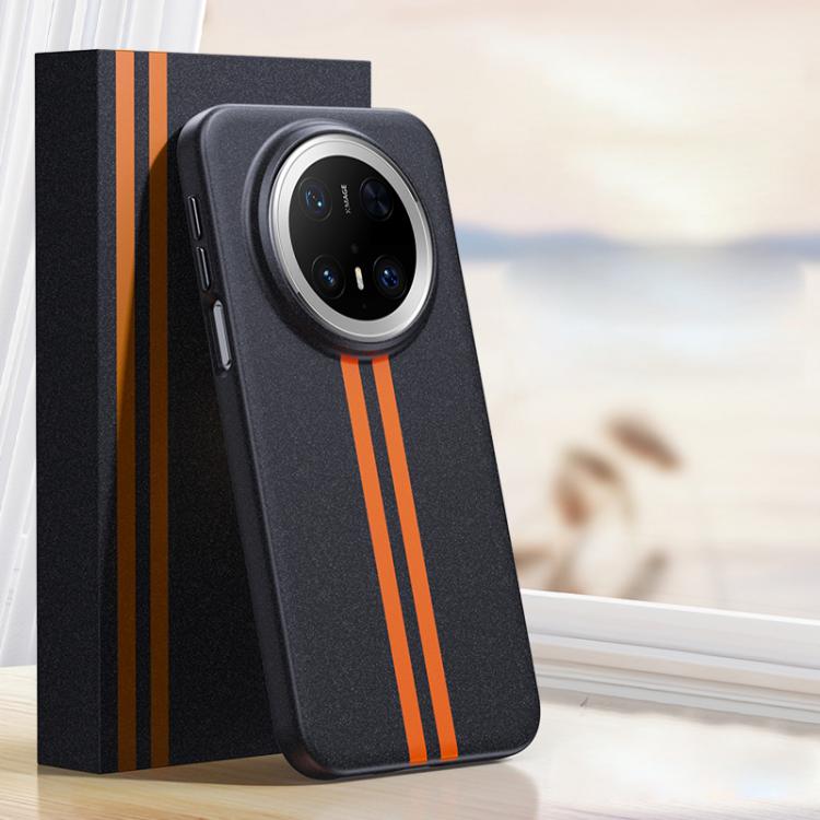 For Huawei Mate 70 Pro / Mate 70 Pro+ Boundless Rock Sand Starting Line Series Contrast Color Magnetic Phone Case