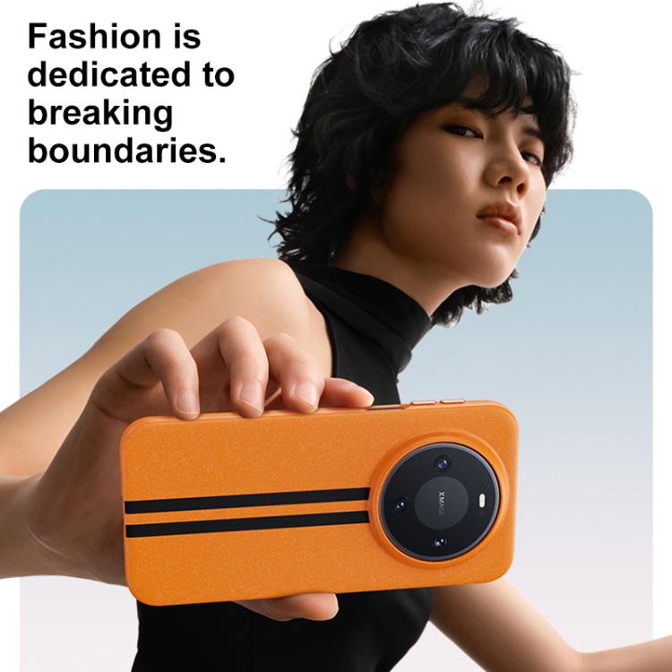 For Huawei Mate 70 Pro / Mate 70 Pro+ Boundless Rock Sand Starting Line Series Contrast Color Magnetic Phone Case