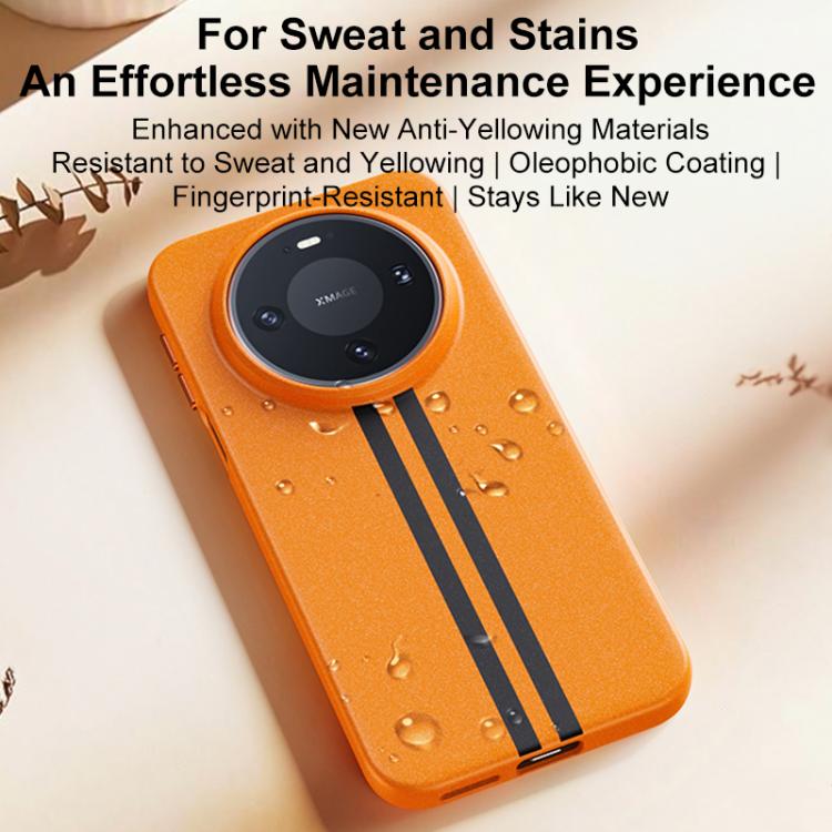 For Huawei Mate 60 Pro / Mate 60 Pro+ Boundless Rock Sand Starting Line Series Contrast Color Magnetic Phone Case