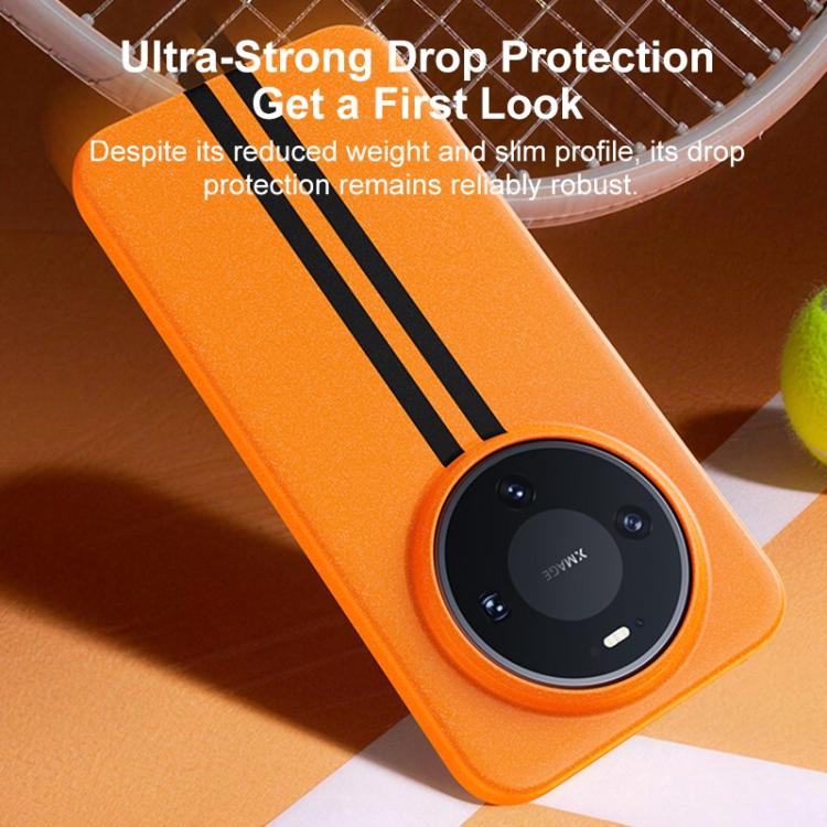 For Huawei Mate 80 Pro Max Boundless Rock Sand Starting Line Series Contrast Color Magnetic Phone Case