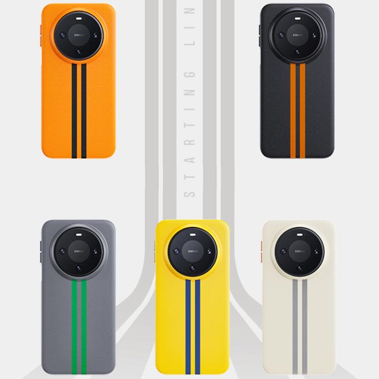 For Huawei Mate 60 Pro / Mate 60 Pro+ Boundless Rock Sand Starting Line Series Contrast Color Magnetic Phone Case