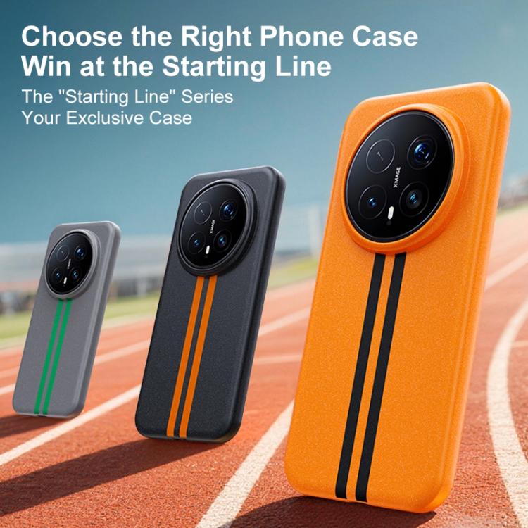 For Honor Magic8 Pro Boundless Rock Sand Starting Line Series Contrast Color Magnetic Phone Case