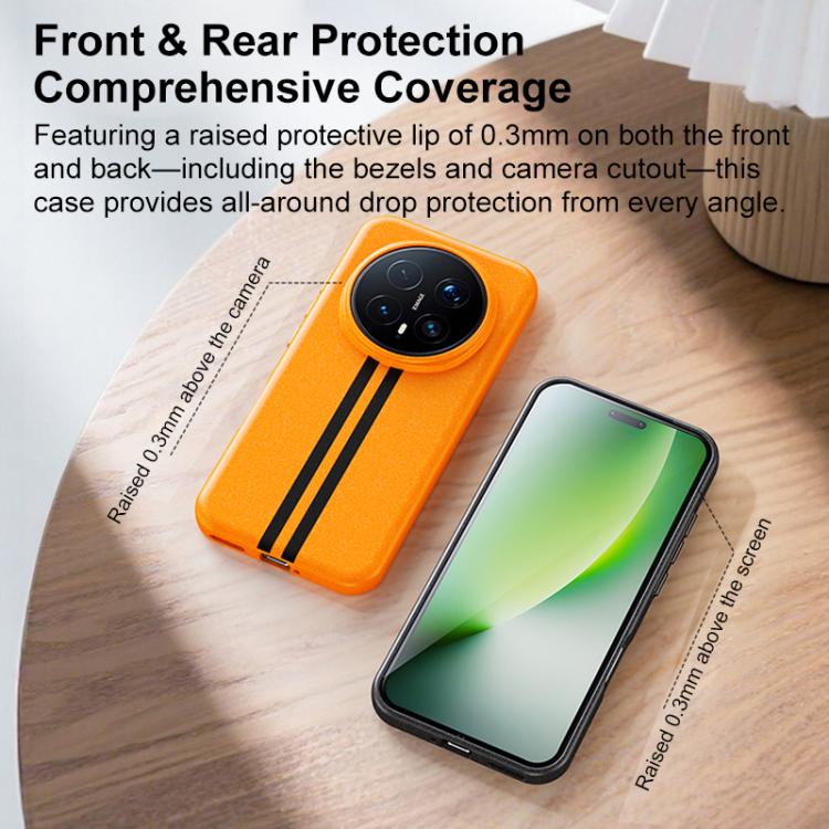 For Honor Magic8 Boundless Rock Sand Starting Line Series Contrast Color Magnetic Phone Case