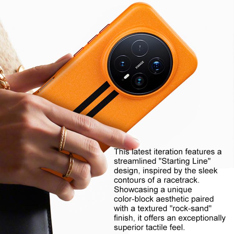 For Honor Magic8 Boundless Rock Sand Starting Line Series Contrast Color Magnetic Phone Case