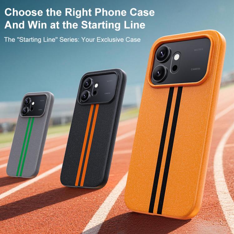 For Honor 600 / 600 Global Boundless Rock Sand Starting Line Series Contrast Color Magnetic Phone Case