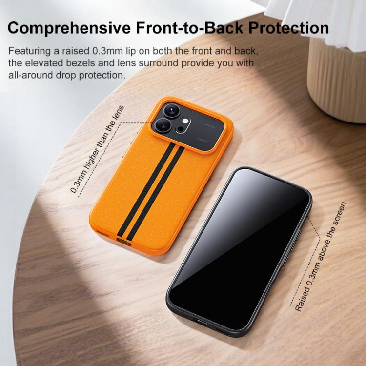 For Honor 600 / 600 Global Boundless Rock Sand Starting Line Series Contrast Color Magnetic Phone Case