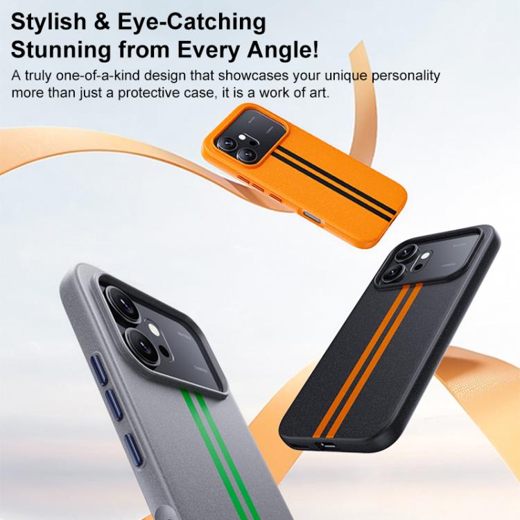 For Honor 600 / 600 Global Boundless Rock Sand Starting Line Series Contrast Color Magnetic Phone Case