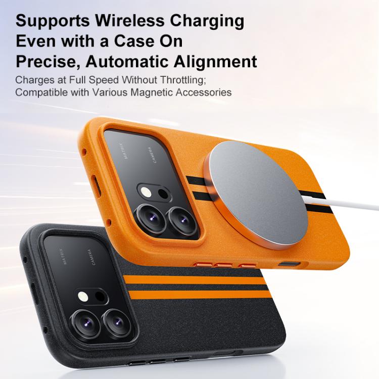 For Honor 600 / 600 Global Boundless Rock Sand Starting Line Series Contrast Color Magnetic Phone Case