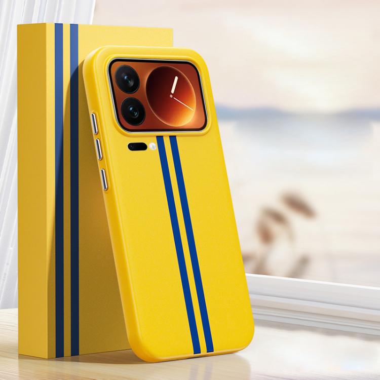 For Xiaomi 17 Pro Boundless Rock Sand Starting Line Series Contrast Color Magnetic Phone Case