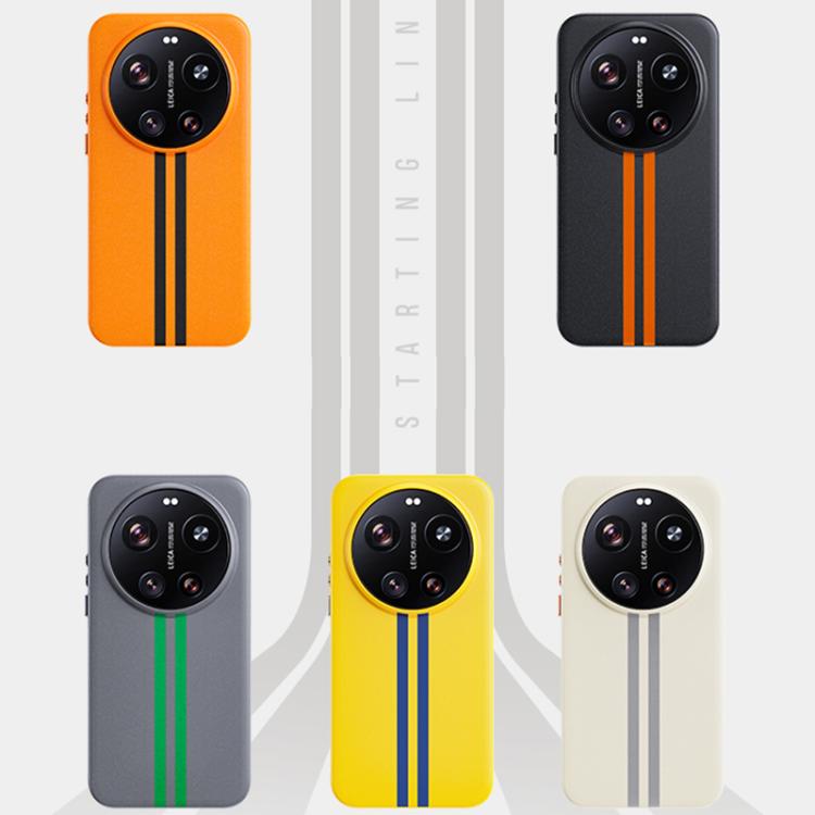 For Xiaomi 17 Pro Max Boundless Rock Sand Starting Line Series Contrast Color Magnetic Phone Case