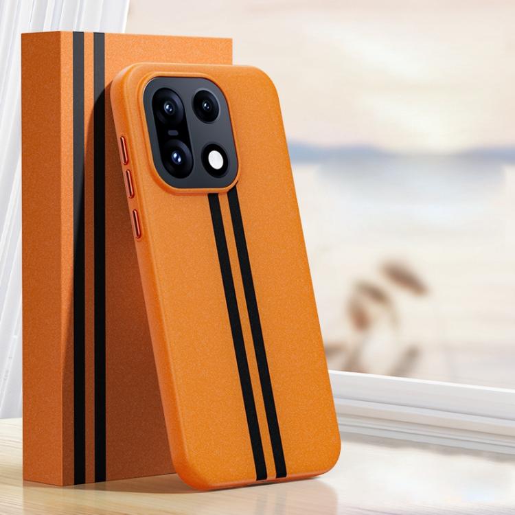 For OnePlus 15 Boundless Rock Sand Starting Line Series Contrast Color Magnetic Phone Case