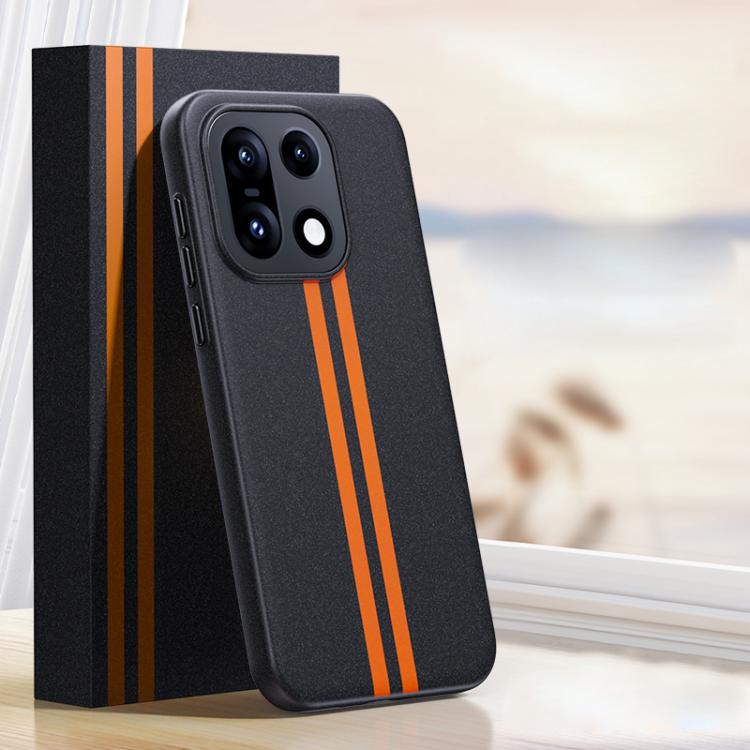 For OnePlus 15 Boundless Rock Sand Starting Line Series Contrast Color Magnetic Phone Case