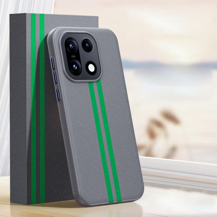 For OnePlus 15 Boundless Rock Sand Starting Line Series Contrast Color Magnetic Phone Case
