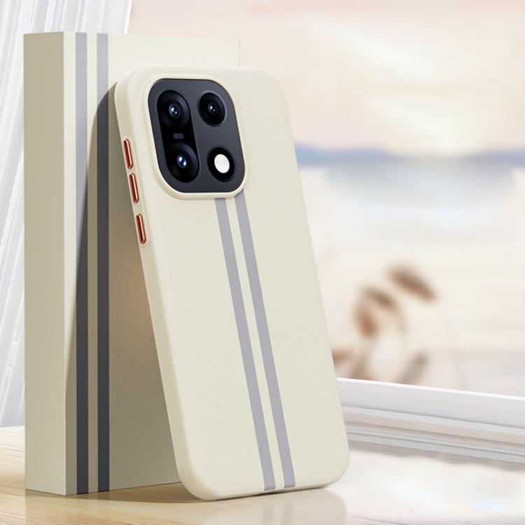 For OnePlus 15 Boundless Rock Sand Starting Line Series Contrast Color Magnetic Phone Case