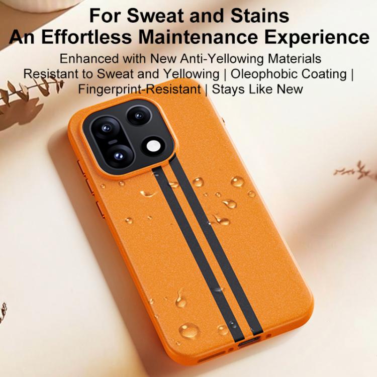 For OnePlus 15T Boundless Rock Sand Starting Line Series Contrast Color Magnetic Phone Case