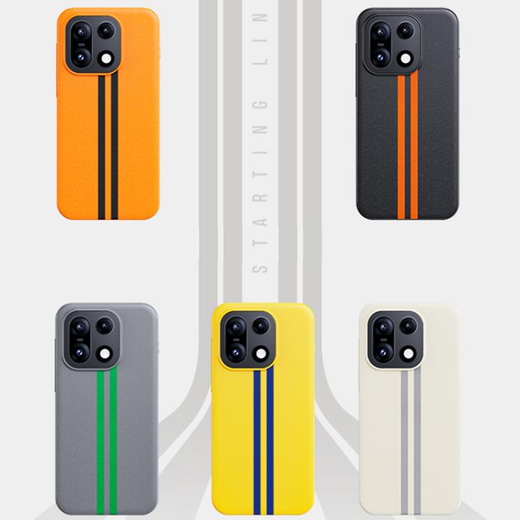 For OnePlus 15 Boundless Rock Sand Starting Line Series Contrast Color Magnetic Phone Case
