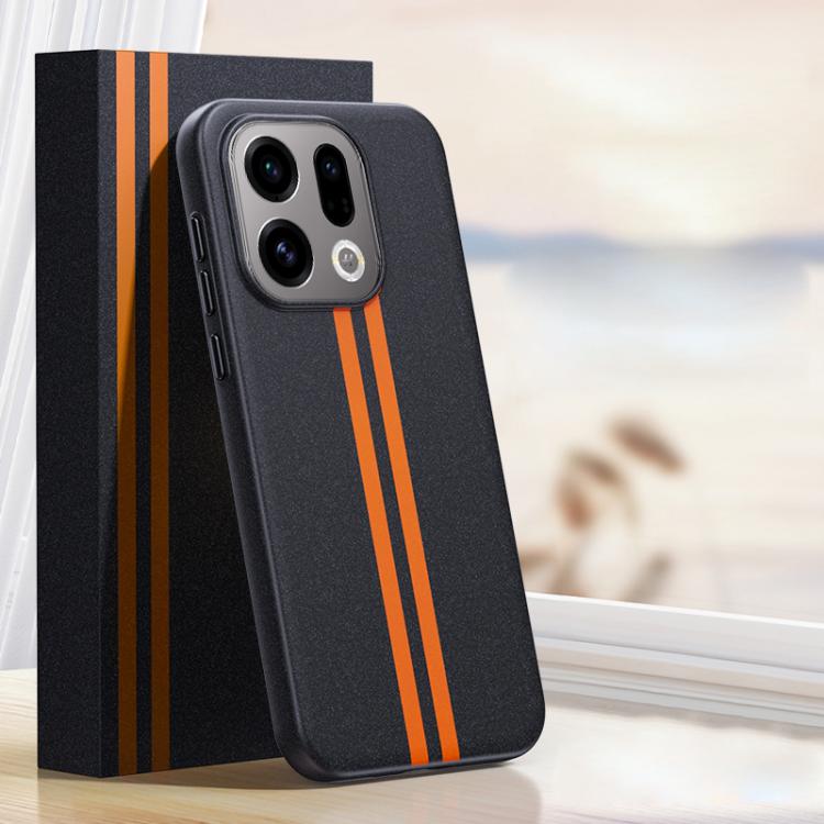 For OPPO Find X9 Boundless Rock Sand Starting Line Series Contrast Color Magnetic Phone Case