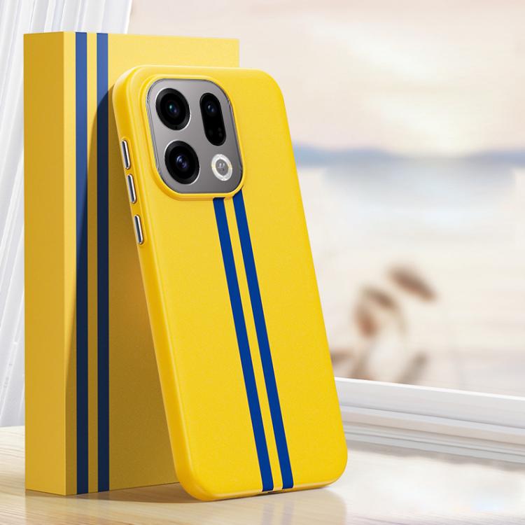 For OPPO Find X9 Boundless Rock Sand Starting Line Series Contrast Color Magnetic Phone Case