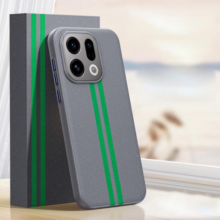 For OPPO Find X9 Boundless Rock Sand Starting Line Series Contrast Color Magnetic Phone Case