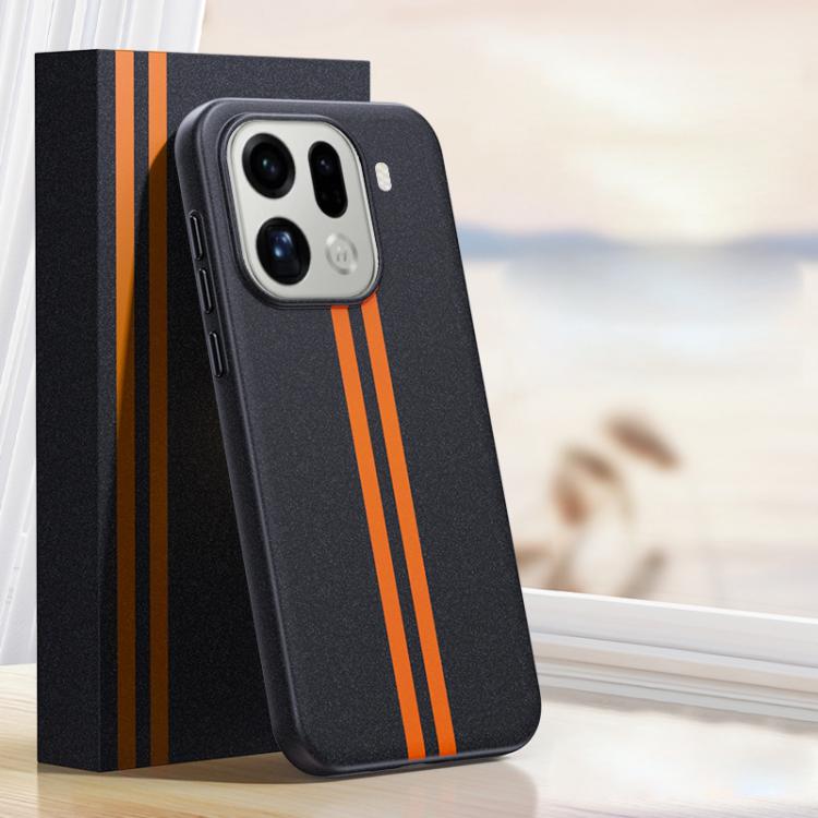 For OPPO Find X9 Pro Boundless Rock Sand Starting Line Series Contrast Color Magnetic Phone Case