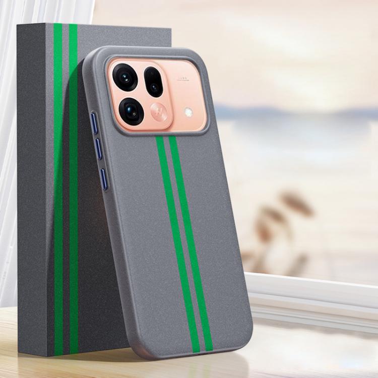 For OPPO Find X9s Pro 5G Boundless Rock Sand Starting Line Series Contrast Color Magnetic Phone Case