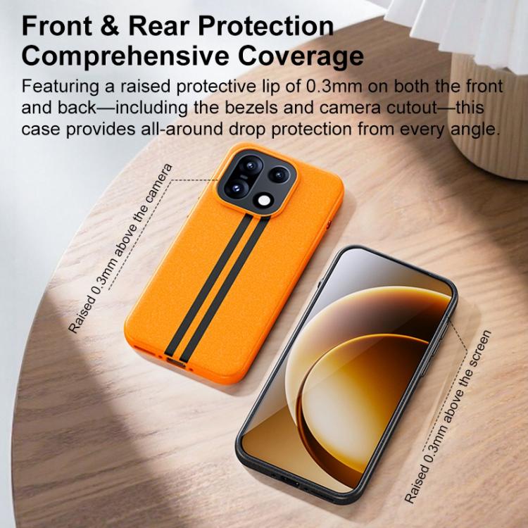 For OPPO Find X9 Pro Boundless Rock Sand Starting Line Series Contrast Color Magnetic Phone Case