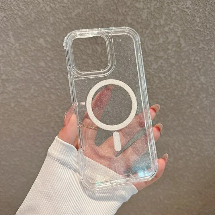 For iPhone 11 Detachable 3 in 1 Glitter Magnetic Phone Case