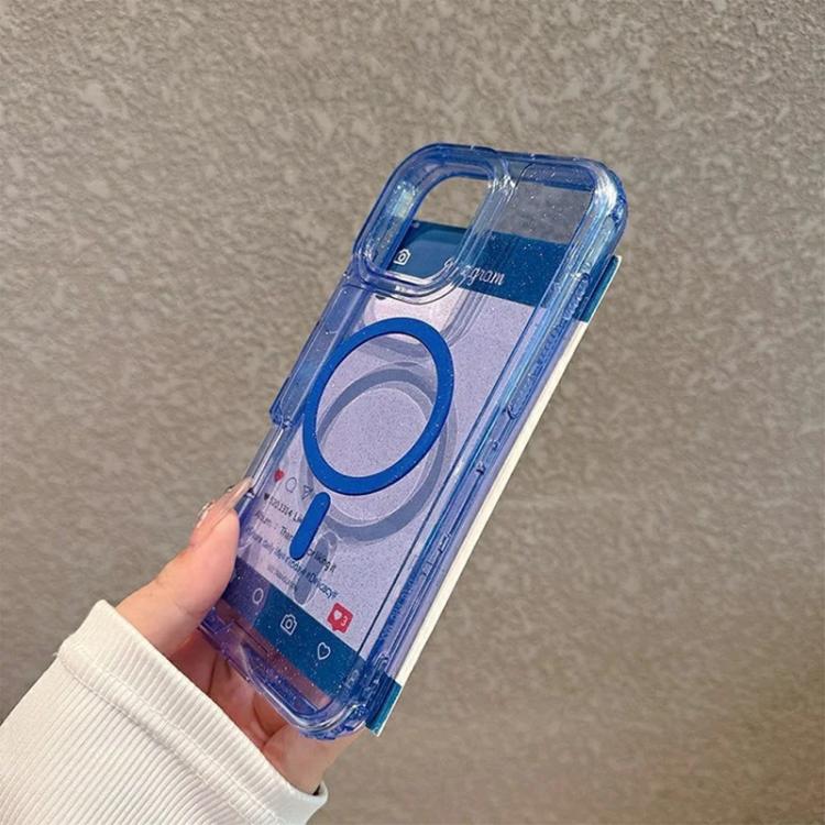 For iPhone 12 Pro Max Detachable 3 in 1 Glitter Magnetic Phone Case