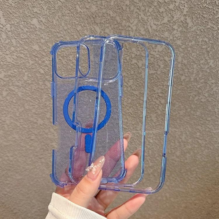 For iPhone 14 / 13 Detachable 3 in 1 Glitter Magnetic Phone Case