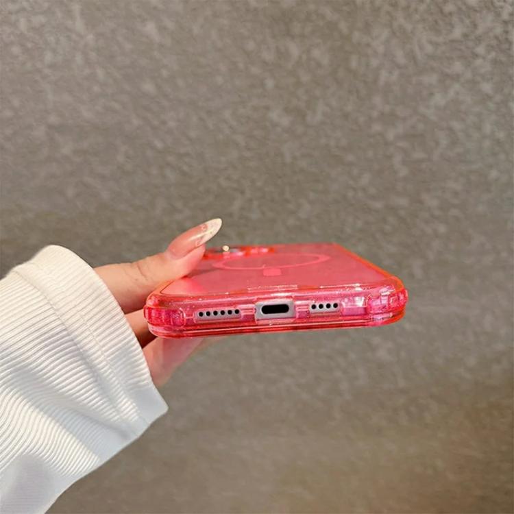 For iPhone 16 Detachable 3 in 1 Glitter Magnetic Phone Case