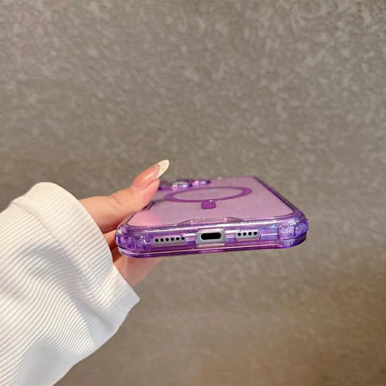 For iPhone 16 Detachable 3 in 1 Glitter Magnetic Phone Case