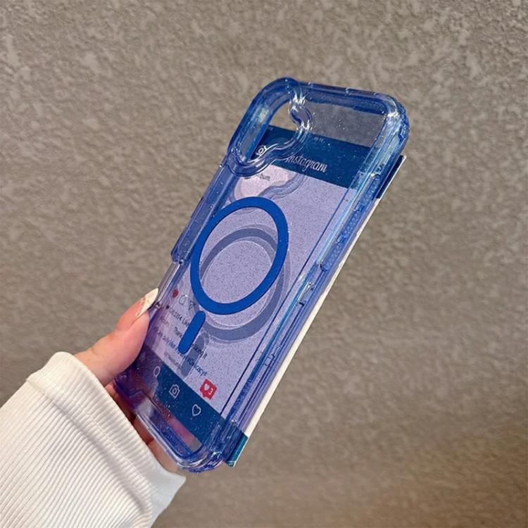 For iPhone 16 Plus Detachable 3 in 1 Glitter Magnetic Phone Case