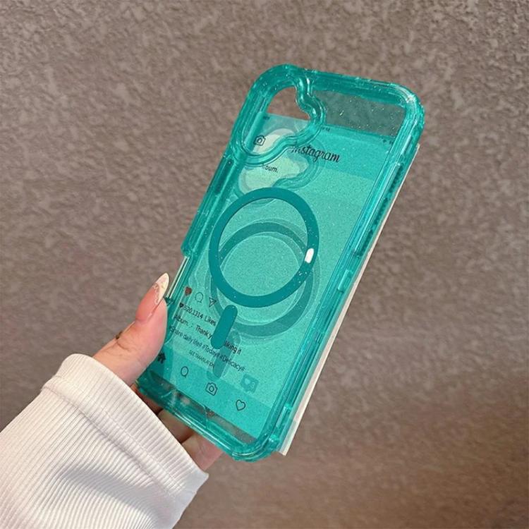 For iPhone 17 Detachable 3 in 1 Glitter Magnetic Phone Case