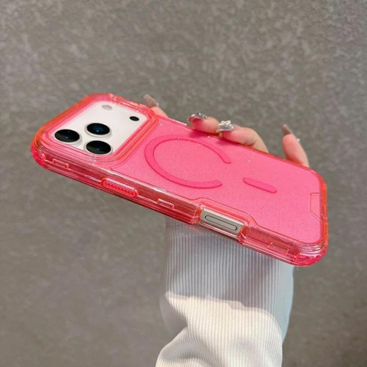 For iPhone Air Detachable 3 in 1 Glitter Magnetic Phone Case