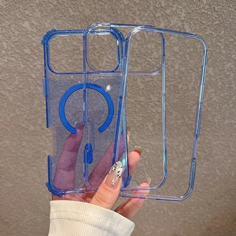 For iPhone Air Detachable 3 in 1 Glitter Magnetic Phone Case