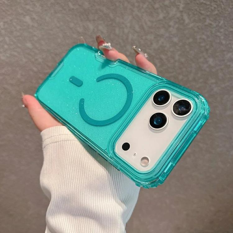 For iPhone 17 Pro Detachable 3 in 1 Glitter Magnetic Phone Case