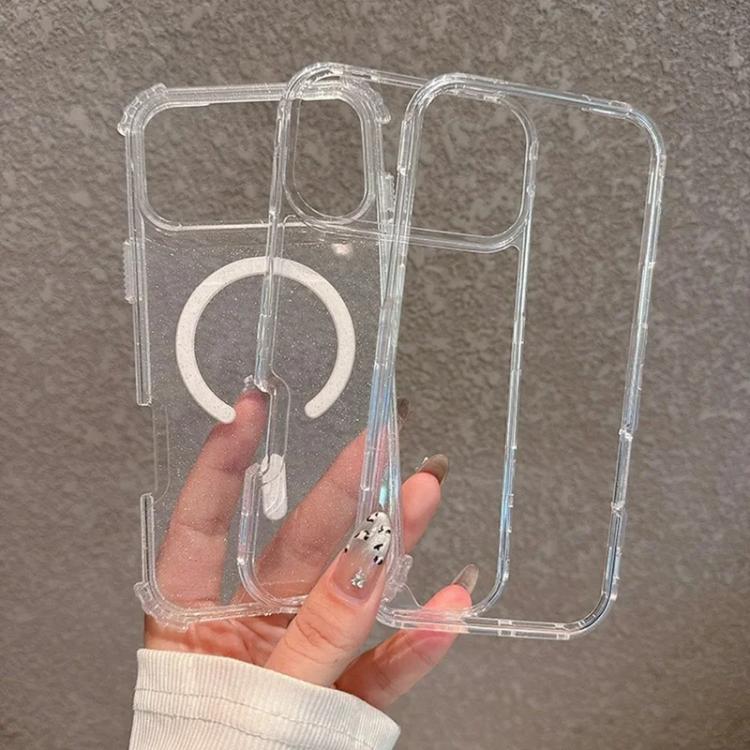 For iPhone 17 Pro Max Detachable 3 in 1 Glitter Magnetic Phone Case