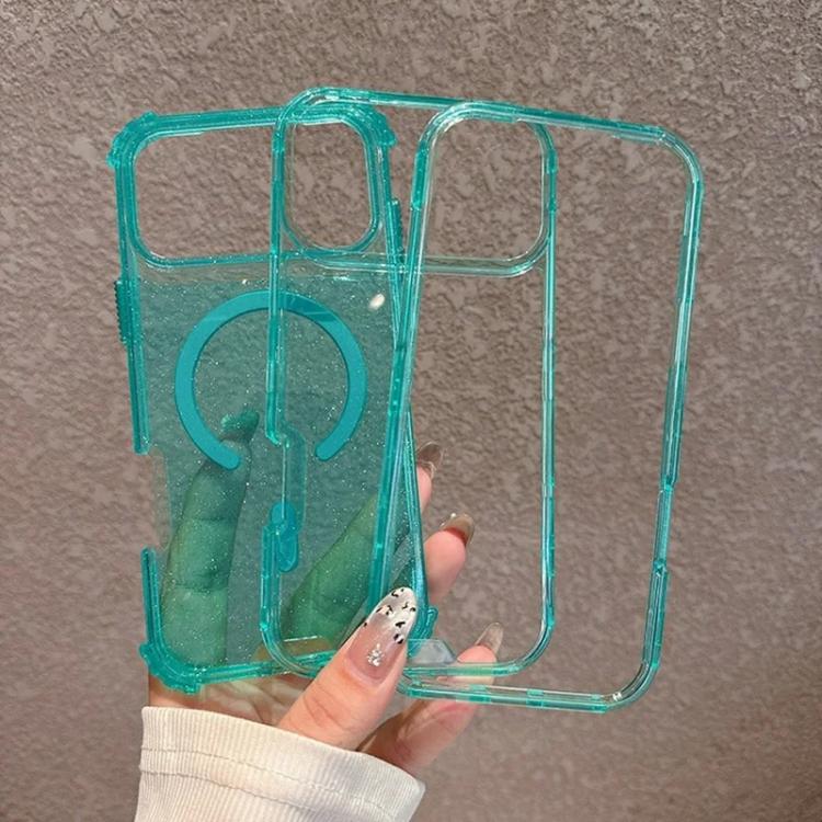 For iPhone 17 Pro Max Detachable 3 in 1 Glitter Magnetic Phone Case