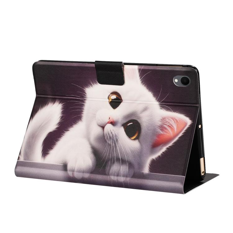 For Samsung Galaxy Tab S11 Litchi Texture Voltage Painted Vegan Leather Smart Tablet Case