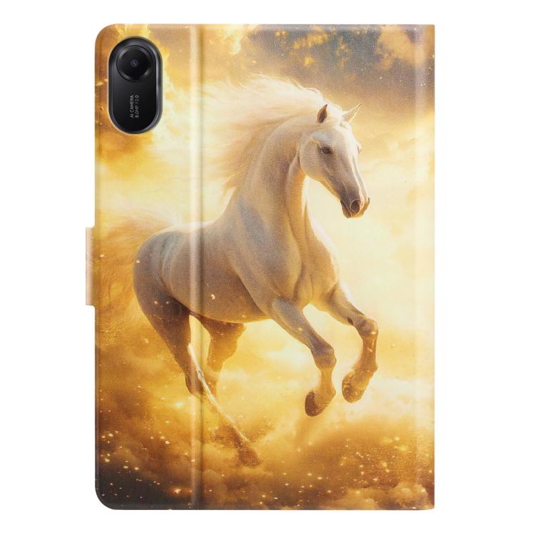 For Xiaomi Redmi Pad 2 11 2025 Litchi Texture Voltage Painted Vegan Leather Smart Tablet Case