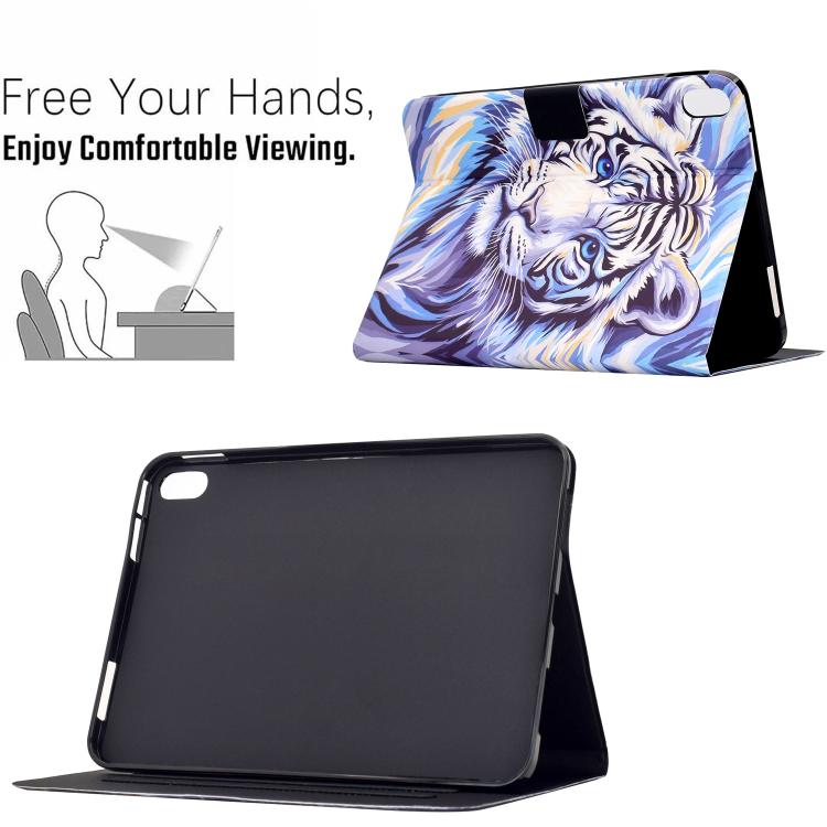 For Xiaomi Redmi Pad 2 Pro Voltage Sewing Thread Painted Vegan Leather Smart Tablet Case
