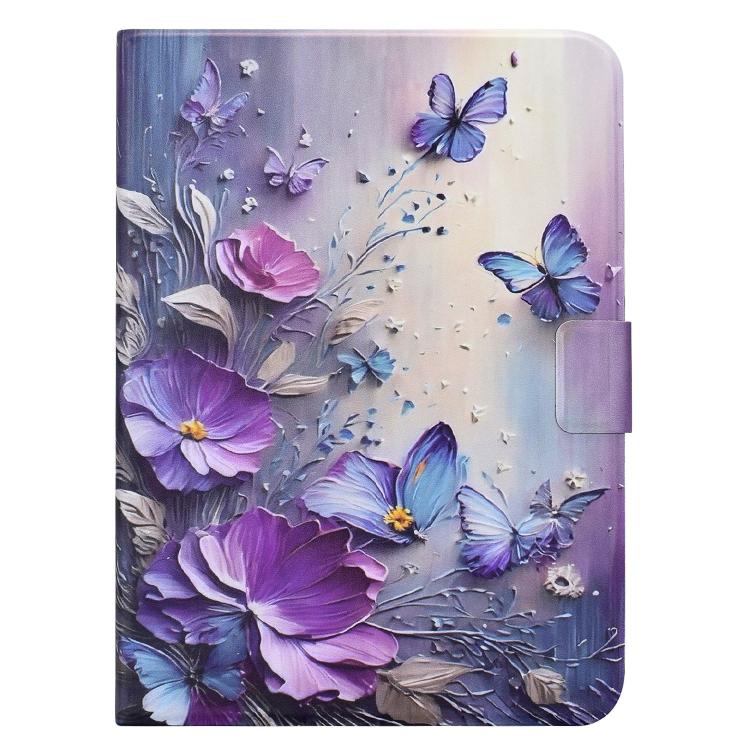 For Xiaomi Pad 8 / 8 Pro / 7 / 7 Pro Voltage Sewing Thread Painted Vegan Leather Smart Tablet Case